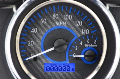 Dakota Digital VHX Series Direct-Fit Analog Gauge Systems VHX-65F-MUS-C-B