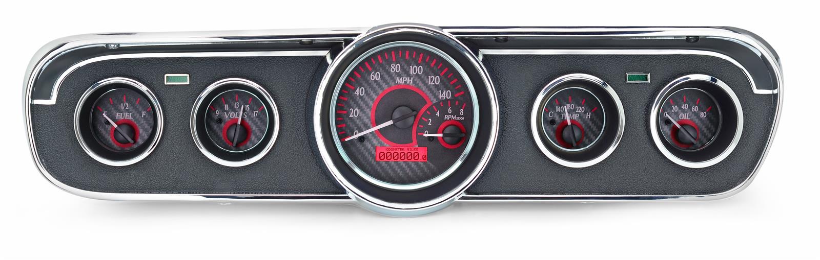 Dakota Digital VHX Series Direct-Fit Analog Gauge Systems VHX-65F-MUS-C-R