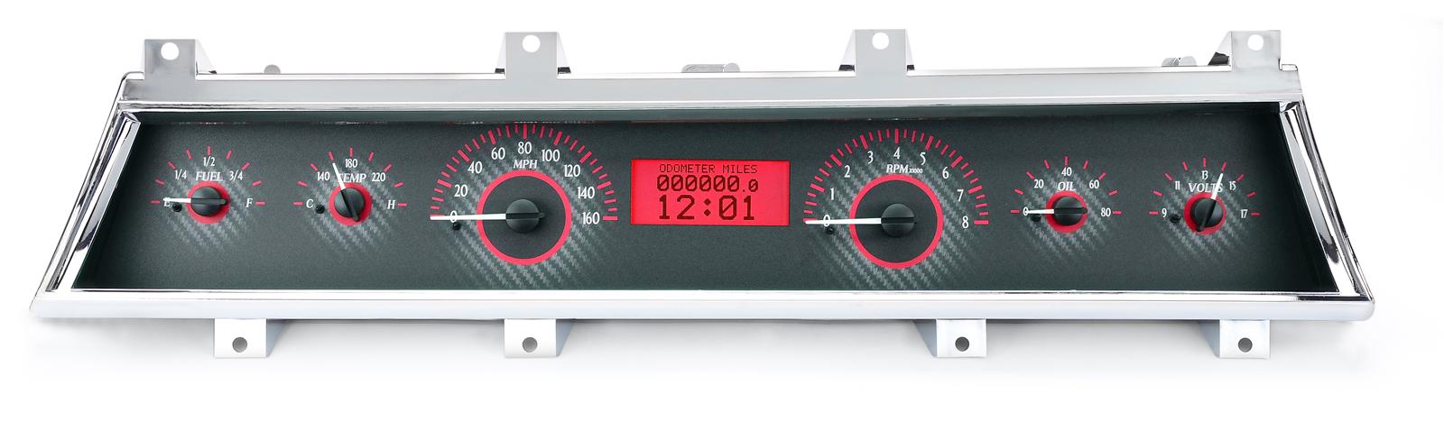 Dakota Digital VHX Series Direct-Fit Analog Gauge Systems VHX-66C-CVL-C-R
