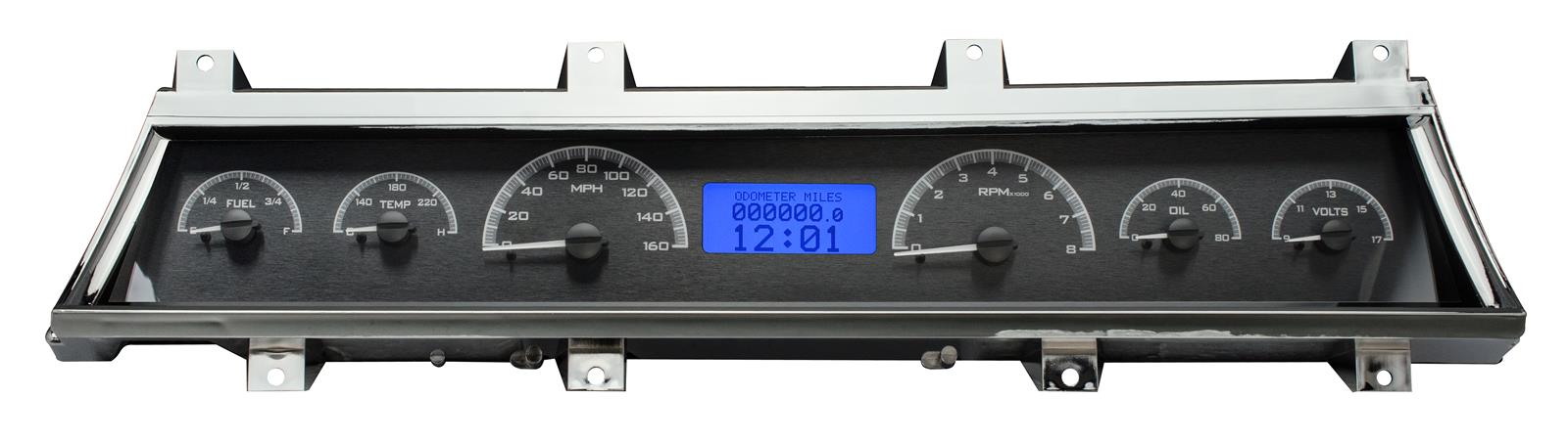 Dakota Digital VHX Series Direct-Fit Analog Gauge Systems VHX-66C-CVL-K-B