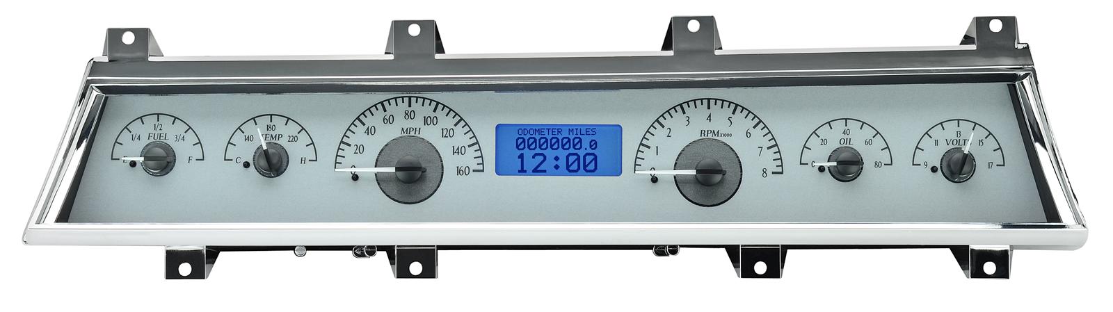 Dakota Digital VHX Series Direct-Fit Analog Gauge Systems VHX-66C-CVL-S-B