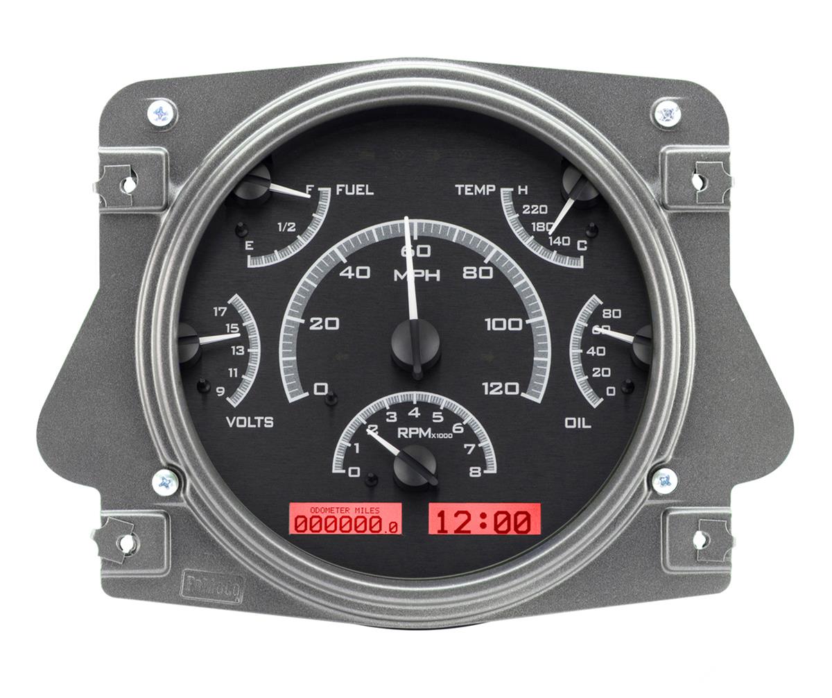 Dakota Digital VHX Series Direct-Fit Analog Gauge Systems VHX-66F-BRO-K-R