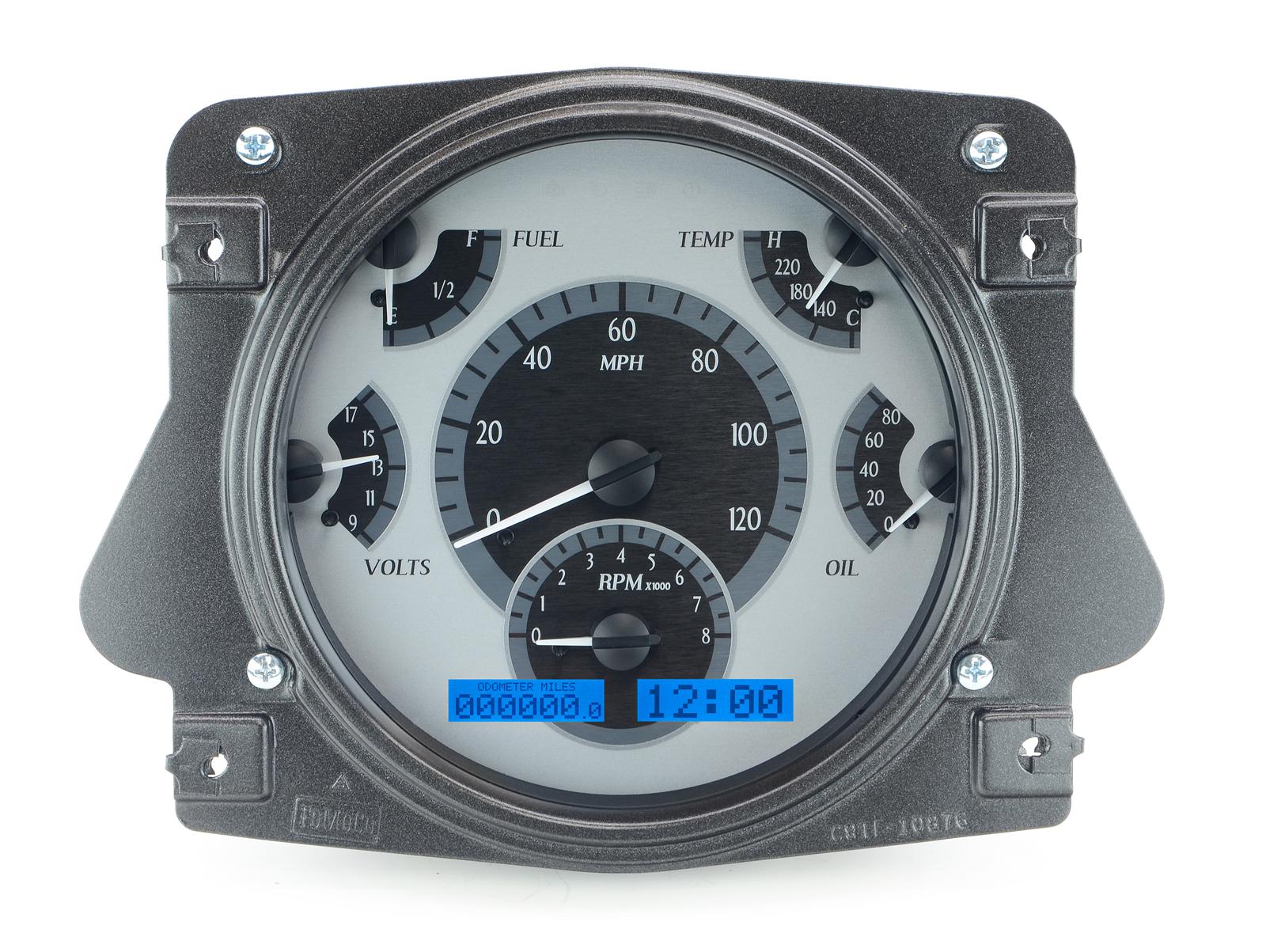 Dakota Digital VHX Series Direct-Fit Analog Gauge Systems VHX-66F-BRO-S-B