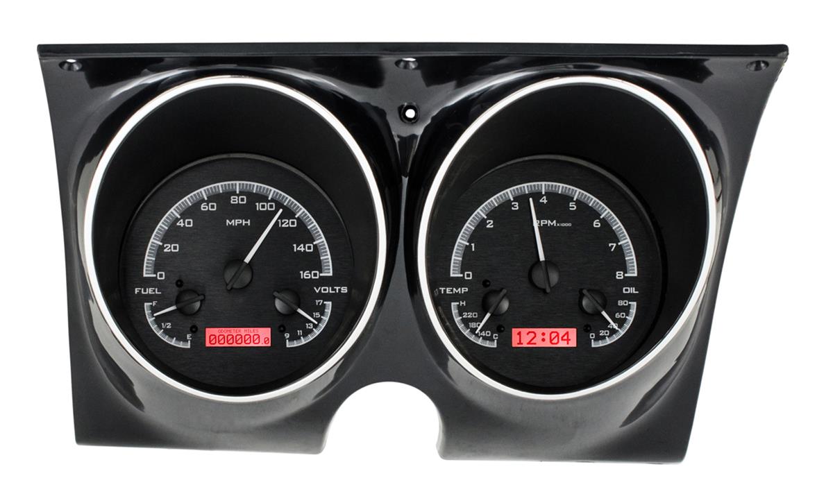 Dakota Digital VHX Series Direct-Fit Analog Gauge Systems VHX-67C-CAM-K-R