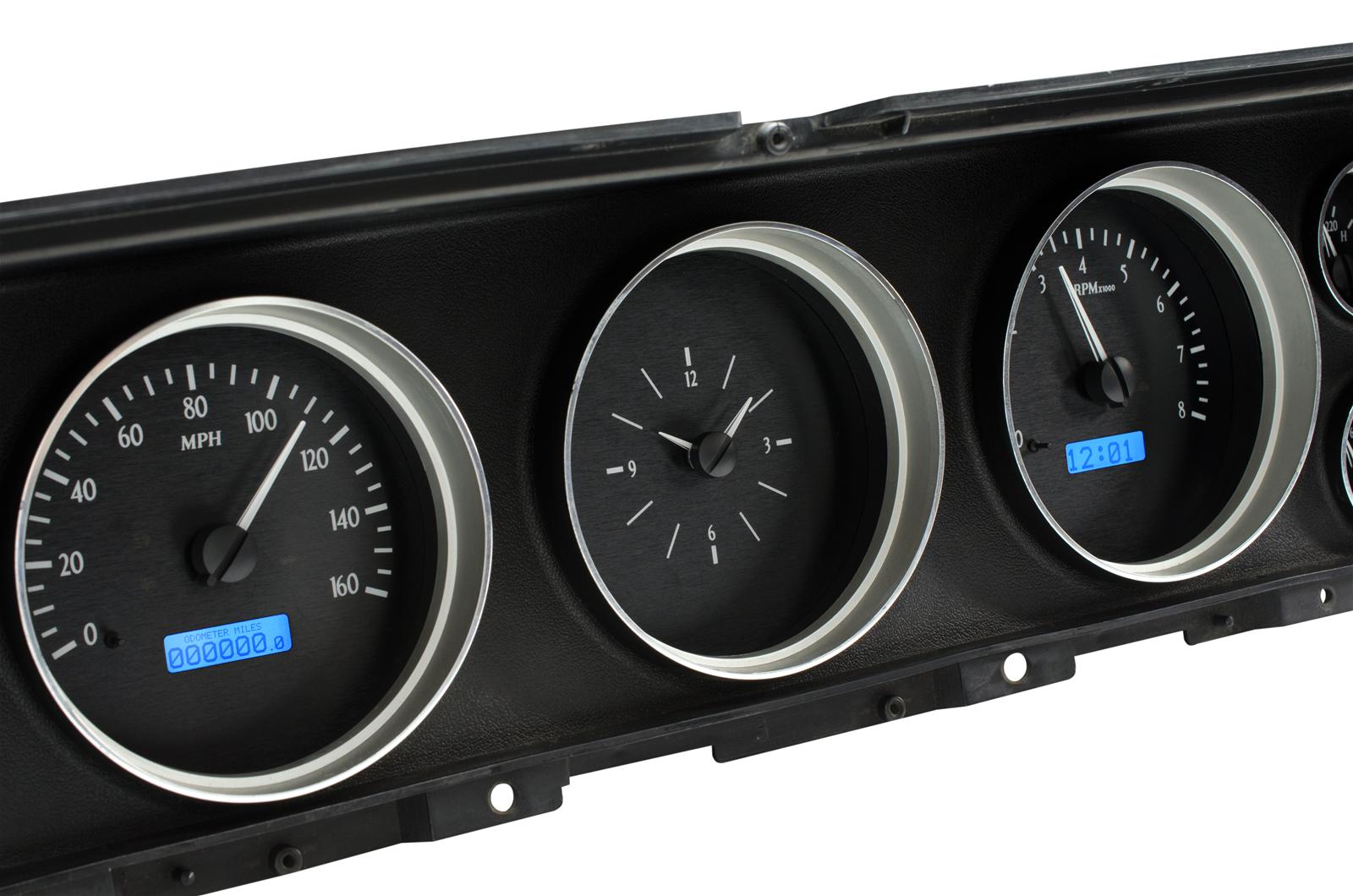 Dakota Digital VHX Series Direct-Fit Analog Gauge Systems VHX-67C-IMP-K-B
