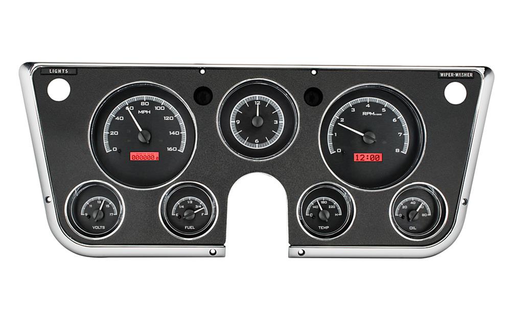 Dakota Digital VHX Series Direct-Fit Analog Gauge Systems VHX-67C-PA-K-R