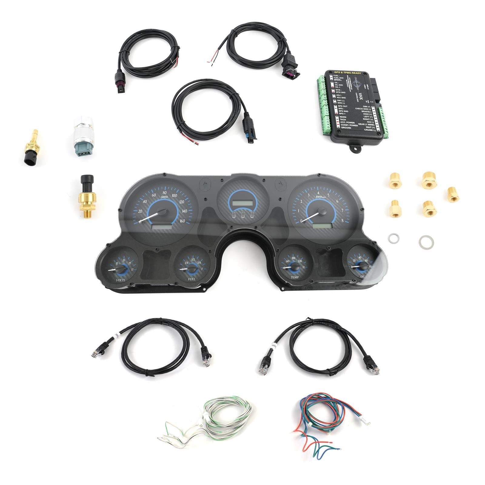Dakota Digital VHX Series Direct-Fit Analog Gauge Systems VHX-67C-PU-C-B