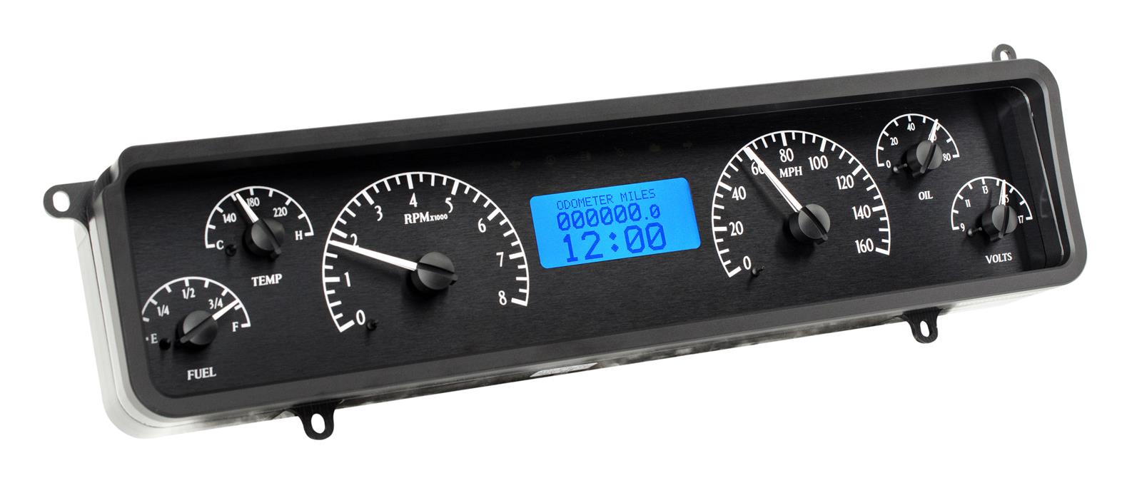 Dakota Digital VHX Series Direct-Fit Analog Gauge Systems VHX-68B-SKY-K-B
