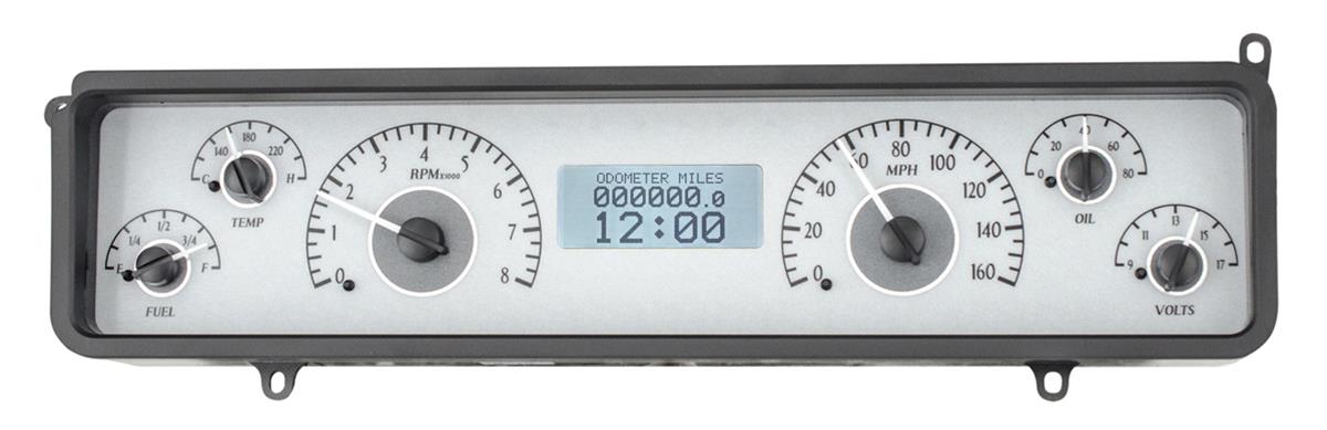 Dakota Digital VHX Series Direct-Fit Analog Gauge Systems VHX-68B-SKY-S-W