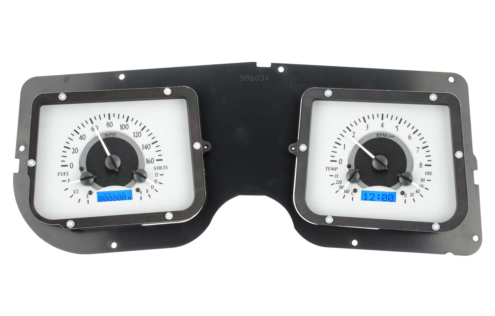 Dakota Digital VHX Series Direct-Fit Analog Gauge Systems VHX-68C-CVL-S-B