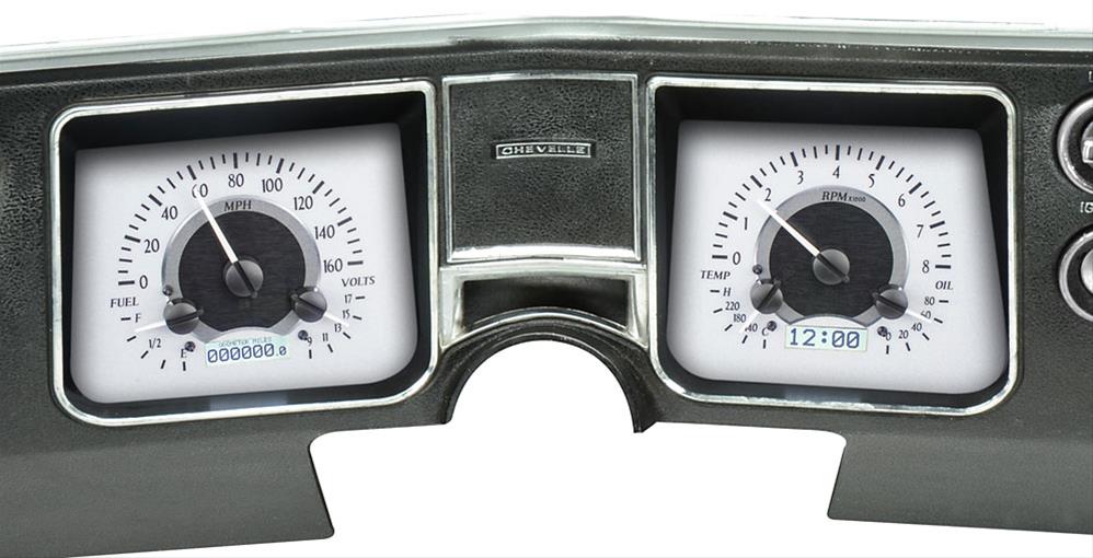 Dakota Digital VHX Series Direct-Fit Analog Gauge Systems VHX-68C-CVL-S-R