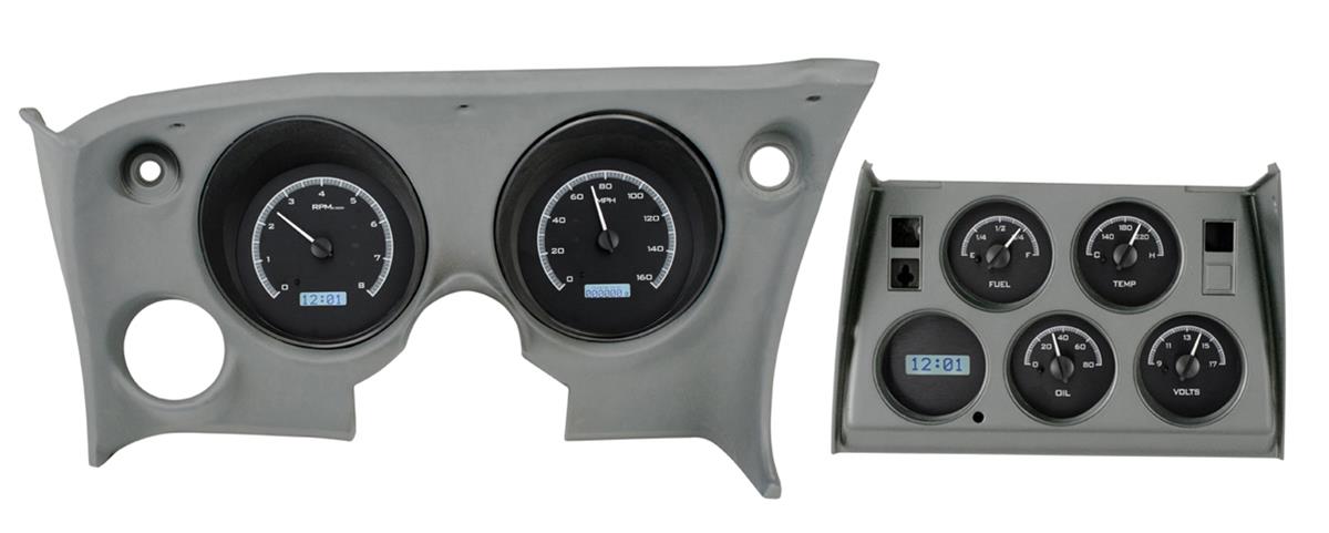 Dakota Digital VHX Series Direct-Fit Analog Gauge Systems VHX-68C-VET-K-W
