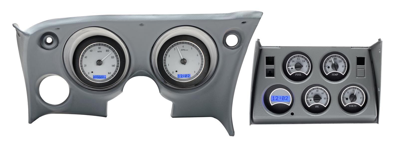 Dakota Digital VHX Series Direct-Fit Analog Gauge Systems VHX-68C-VET-S-B