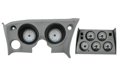 Dakota Digital VHX Series Direct-Fit Analog Gauge Systems VHX-68C-VTA-S-W