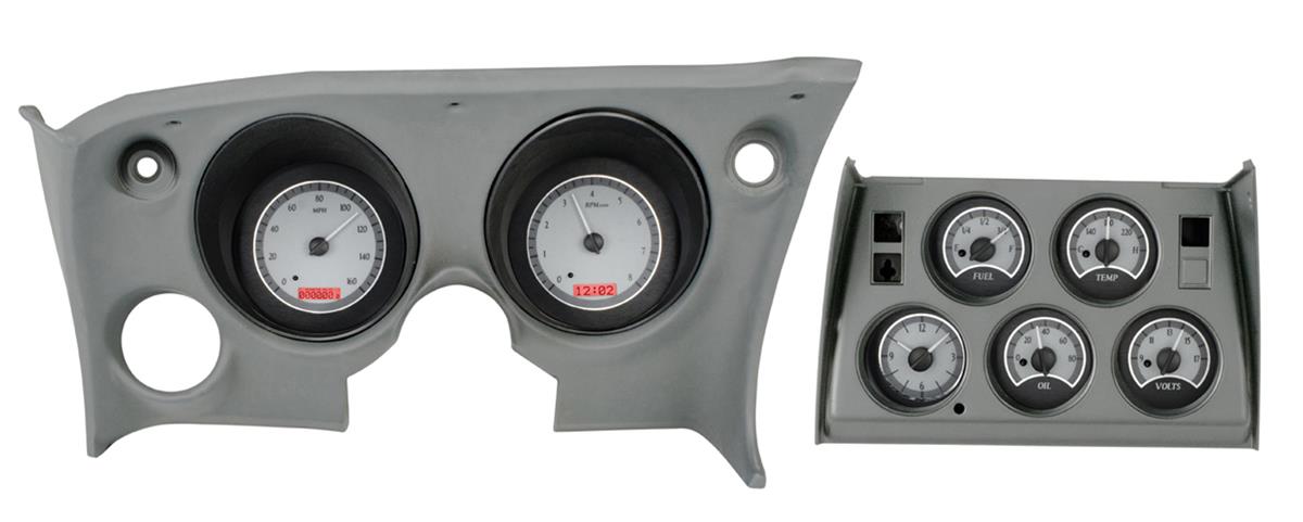 Dakota Digital VHX Series Direct-Fit Analog Gauge Systems VHX-68C-VTA-S-R