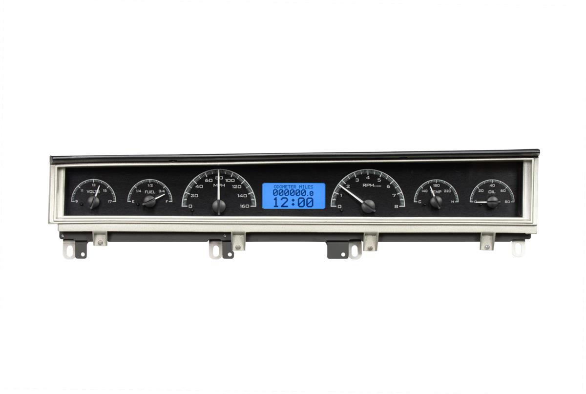 Dakota Digital VHX Series Direct-Fit Analog Gauge Systems VHX-68D-STD-K-B
