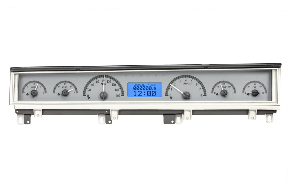 Dakota Digital VHX Series Direct-Fit Analog Gauge Systems VHX-68D-STD-S-B