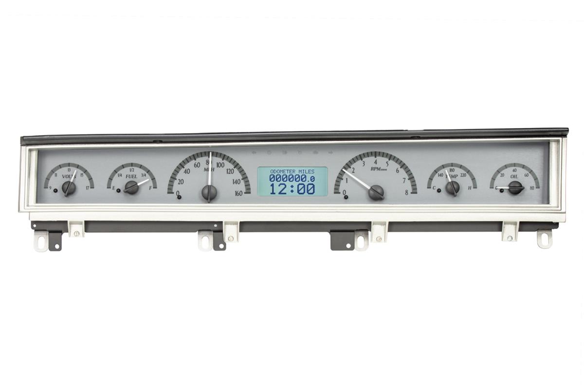 Dakota Digital VHX Series Direct-Fit Analog Gauge Systems VHX-68D-STD-S-W