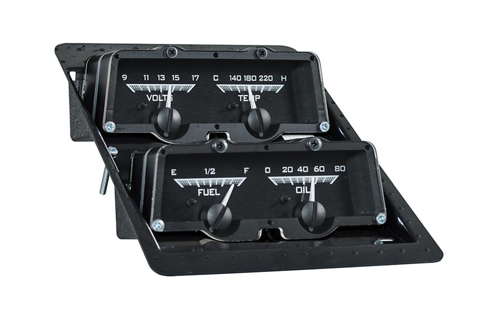 Dakota Digital VHX Series Direct-Fit Analog Gauge Systems VHX-69C-CAC-K-W