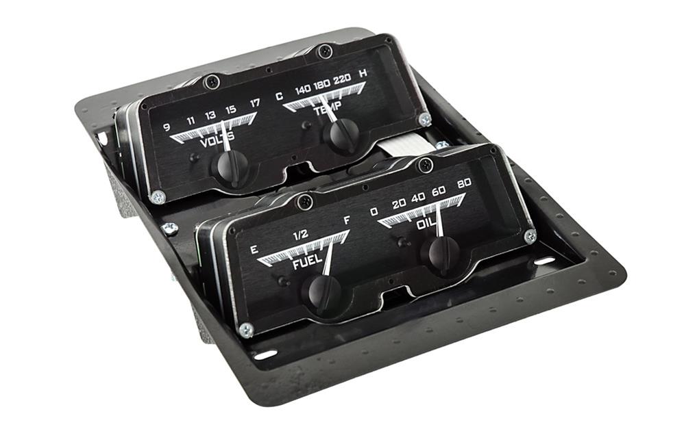 Dakota Digital VHX Series Direct-Fit Analog Gauge Systems VHX-69C-CAC-K-W