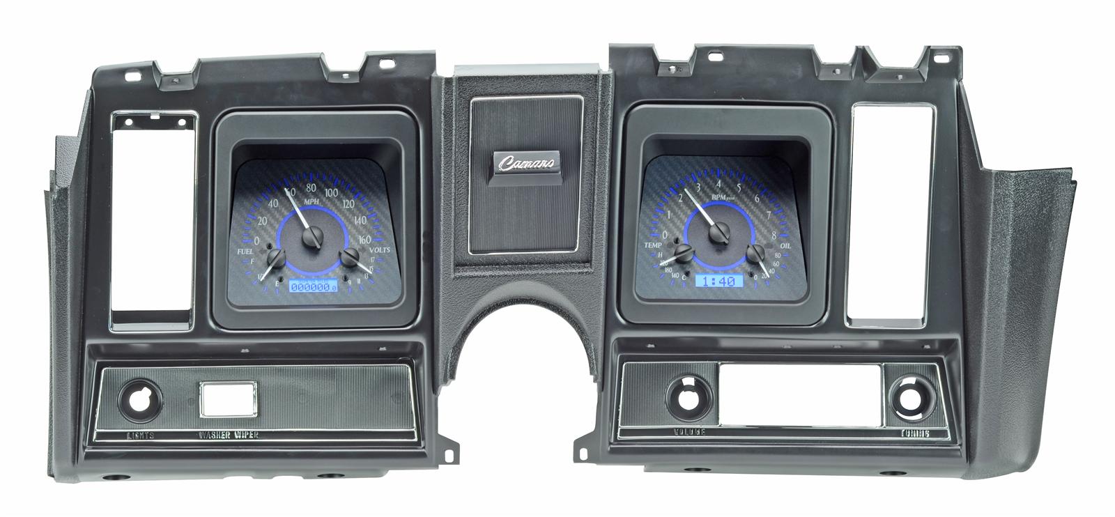 Dakota Digital VHX Series Direct-Fit Analog Gauge Systems VHX-69C-CVL-S-B