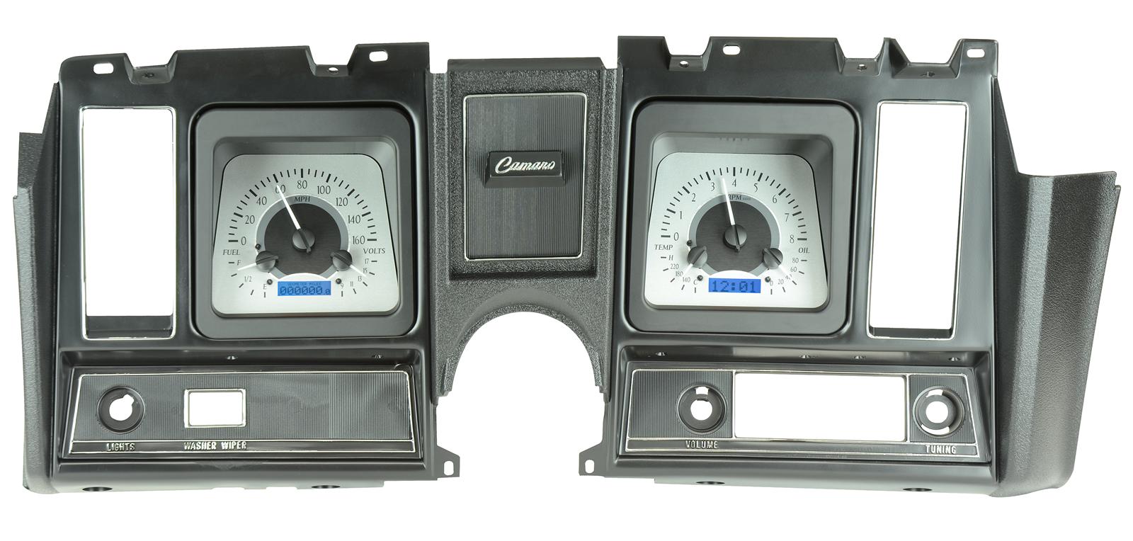 Dakota Digital VHX Series Direct-Fit Analog Gauge Systems VHX-69C-CAM-S-B