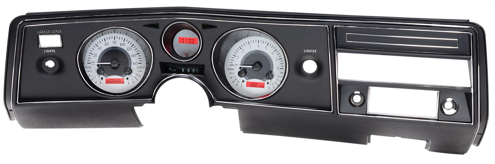 Dakota Digital VHX Series Direct-Fit Analog Gauge Systems VHX-69C-CVL-S-R