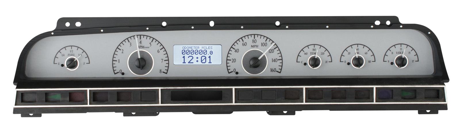 Dakota Digital VHX Series Direct-Fit Analog Gauge Systems VHX-69C-IMP-S-W