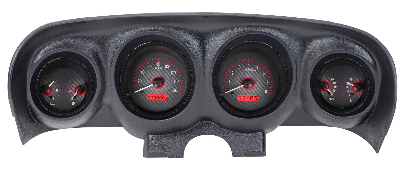 Dakota Digital VHX Series Direct-Fit Analog Gauge Systems VHX-69F-MUS-C-R