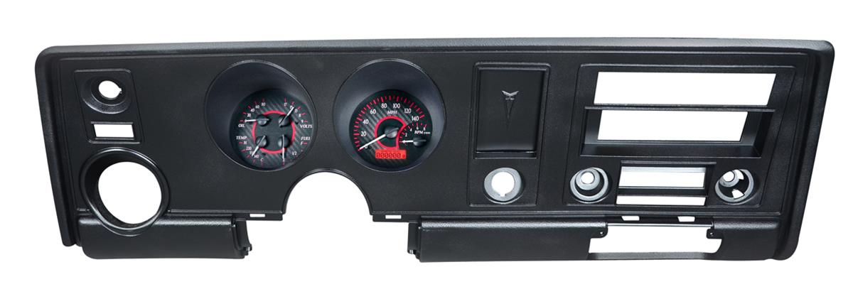 Dakota Digital VHX Series Direct-Fit Analog Gauge Systems VHX-69P-FIR-C-R