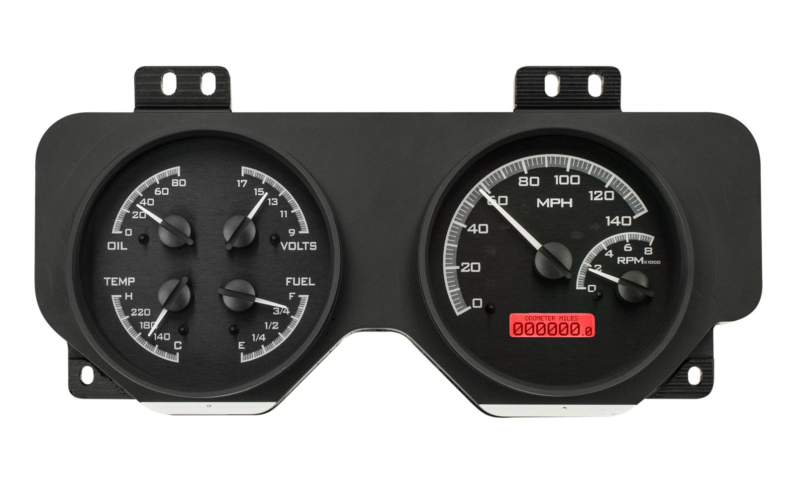 Dakota Digital VHX Series Direct-Fit Analog Gauge Systems VHX-69P-FIR-S-R