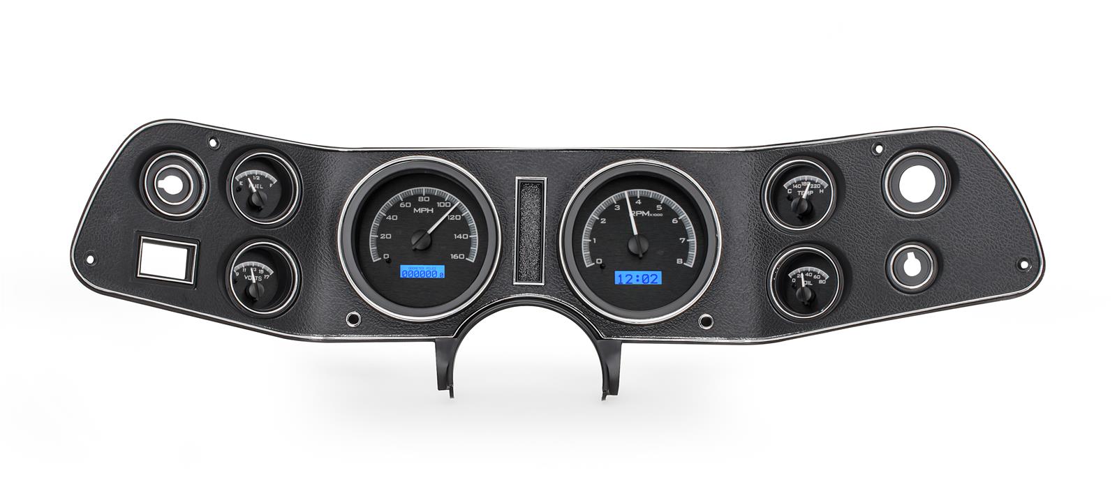 Dakota Digital VHX Series Direct-Fit Analog Gauge Systems VHX-70C-CAM-K-B