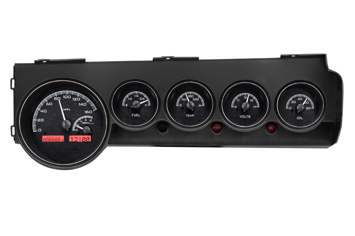 Dakota Digital VHX Series Direct-Fit Analog Gauge Systems VHX-70D-STD-K-R