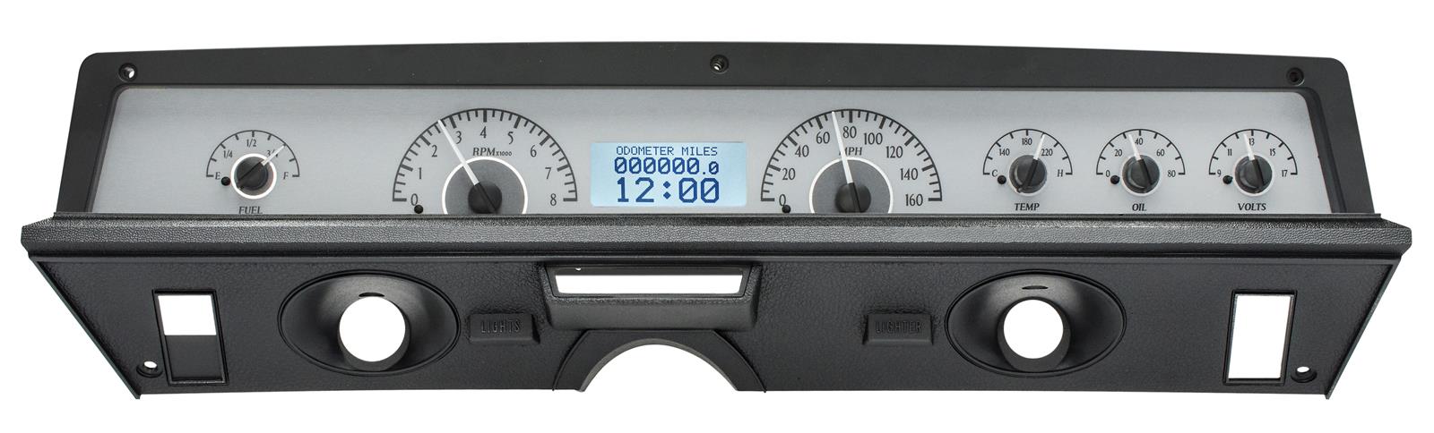 Dakota Digital VHX Series Direct-Fit Analog Gauge Systems VHX-71C-CAP-S-W