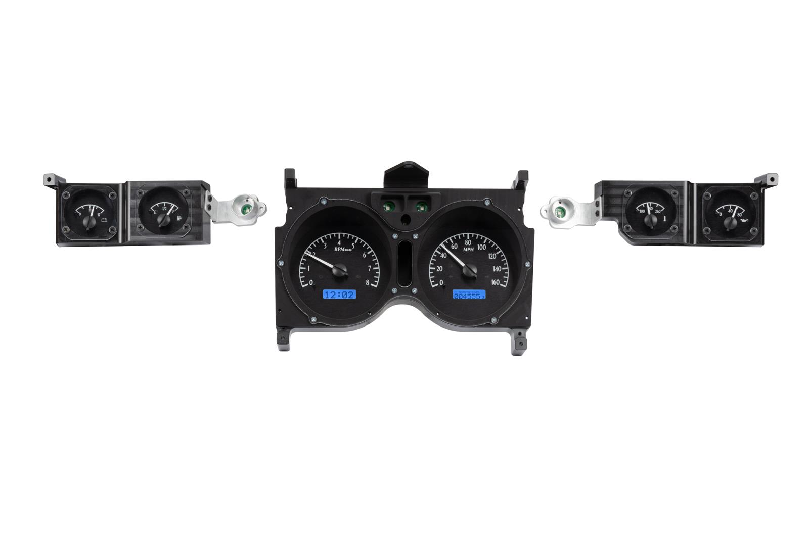 Dakota Digital VHX Series Direct-Fit Analog Gauge Systems MHX-73C-CVL-K-B