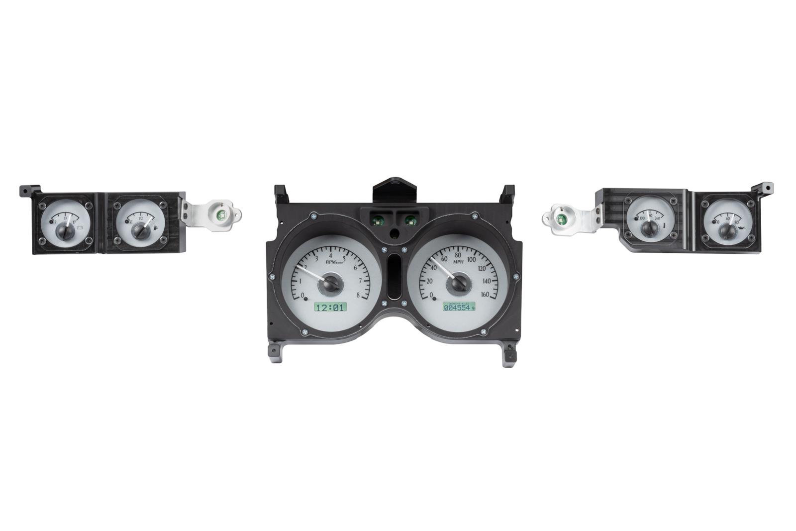 Dakota Digital VHX Series Direct-Fit Analog Gauge Systems VHX-73C-CVL-S-W