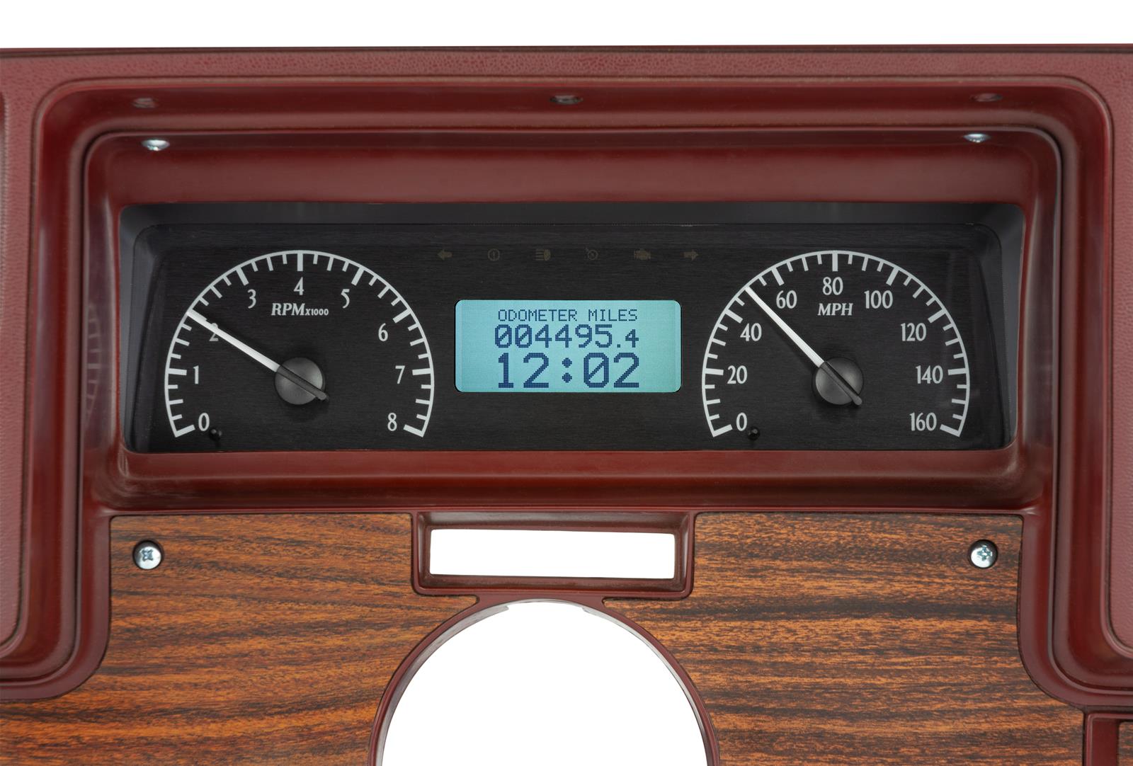 Dakota Digital VHX Series Direct-Fit Analog Gauge Systems VHX-73C-MAL-K-W