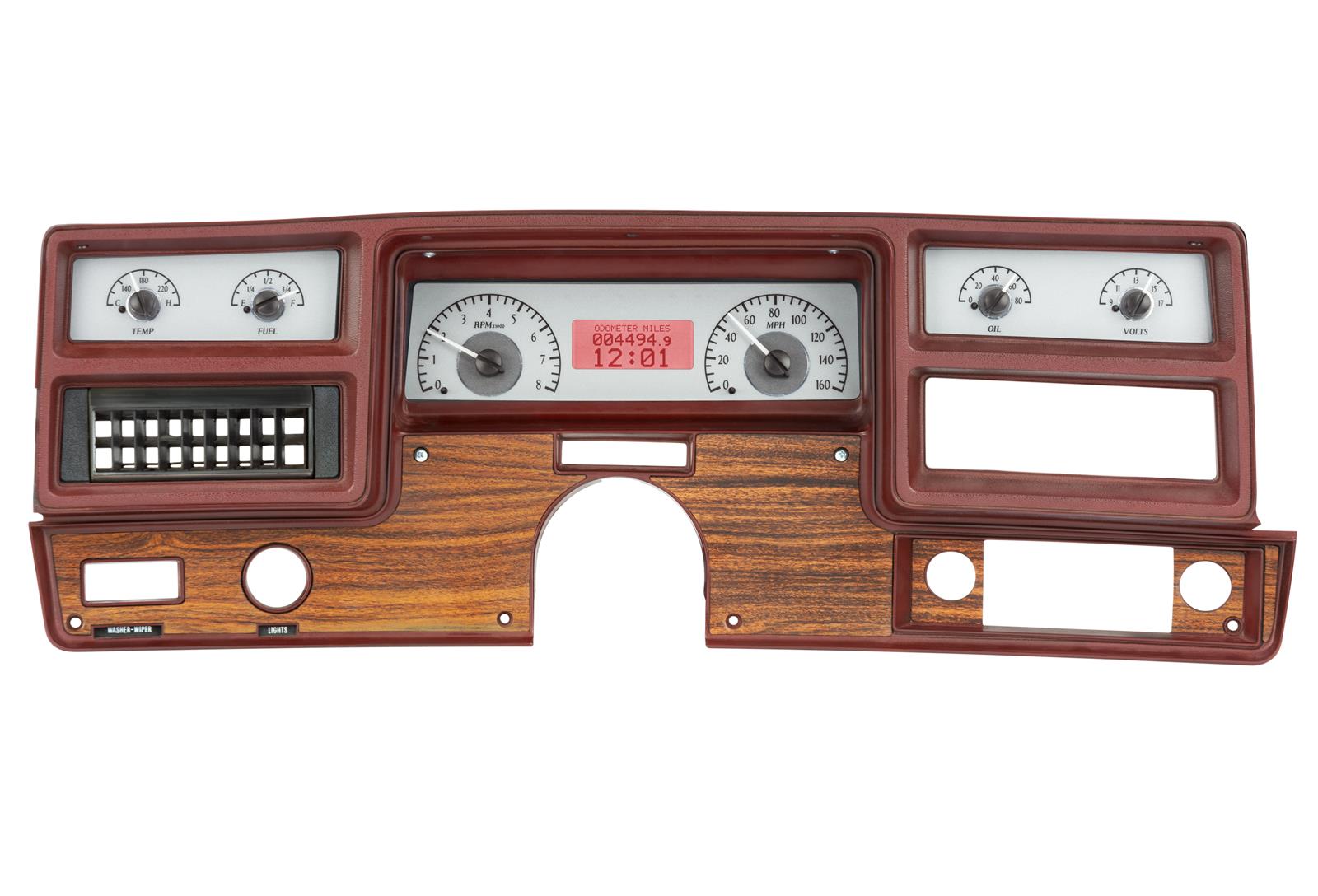 Dakota Digital VHX Series Direct-Fit Analog Gauge Systems MHX-73C-MAL-S-R