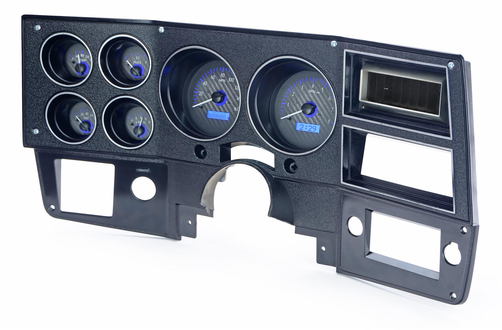 Dakota Digital VHX Series Direct-Fit Analog Gauge Systems VHX-73C-PU-C-B