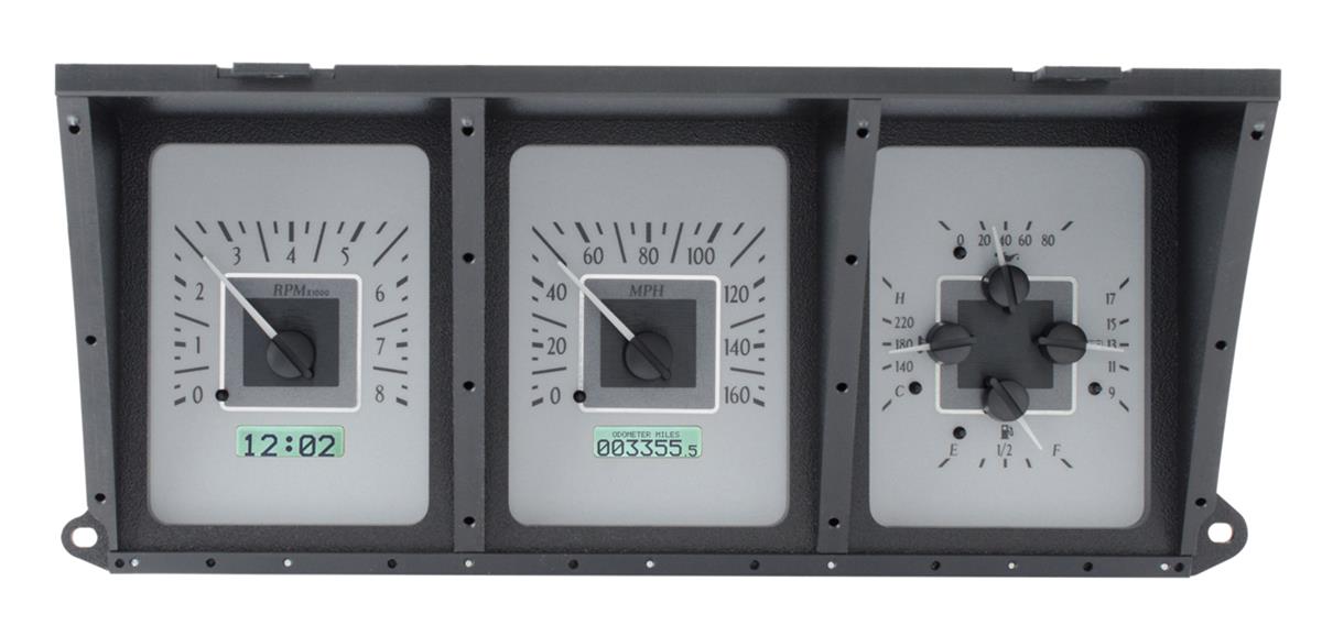 Dakota Digital VHX Series Direct-Fit Analog Gauge Systems VHX-73F-PU-S-W