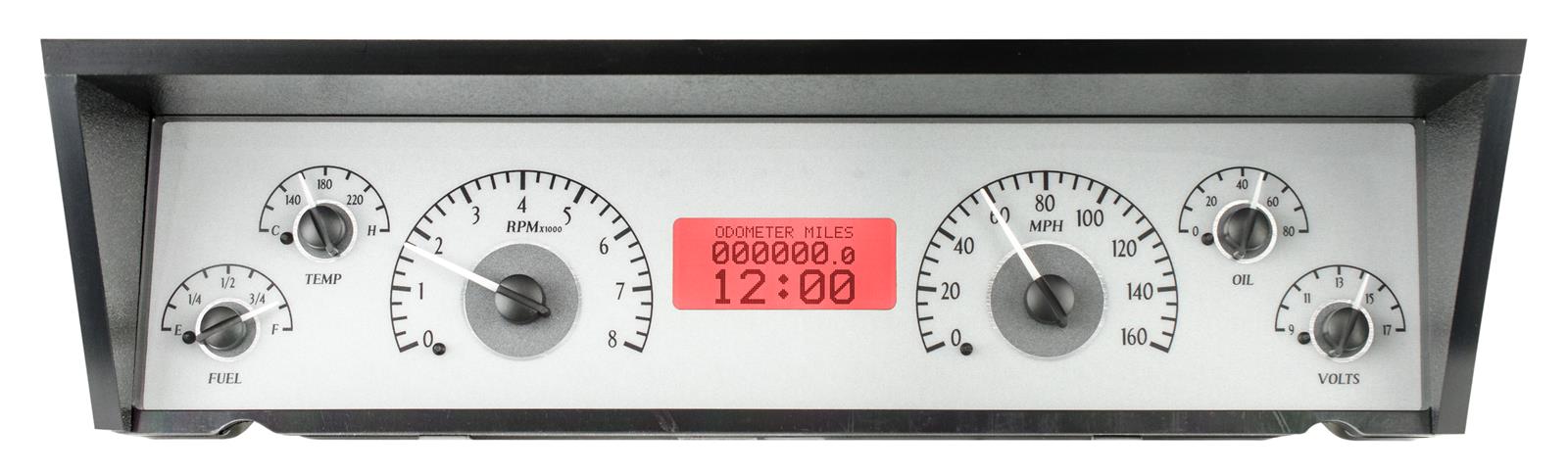 Dakota Digital VHX Series Direct-Fit Analog Gauge Systems VHX-77C-CAP-S-R