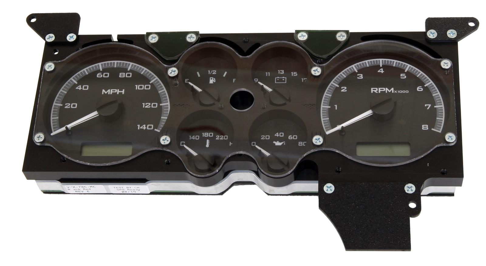 Dakota Digital VHX Series Direct-Fit Analog Gauge Systems VHX-78C-MC-K-R