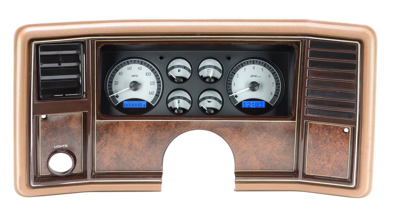 Dakota Digital VHX Series Direct-Fit Analog Gauge Systems VHX-78C-MC-S-B