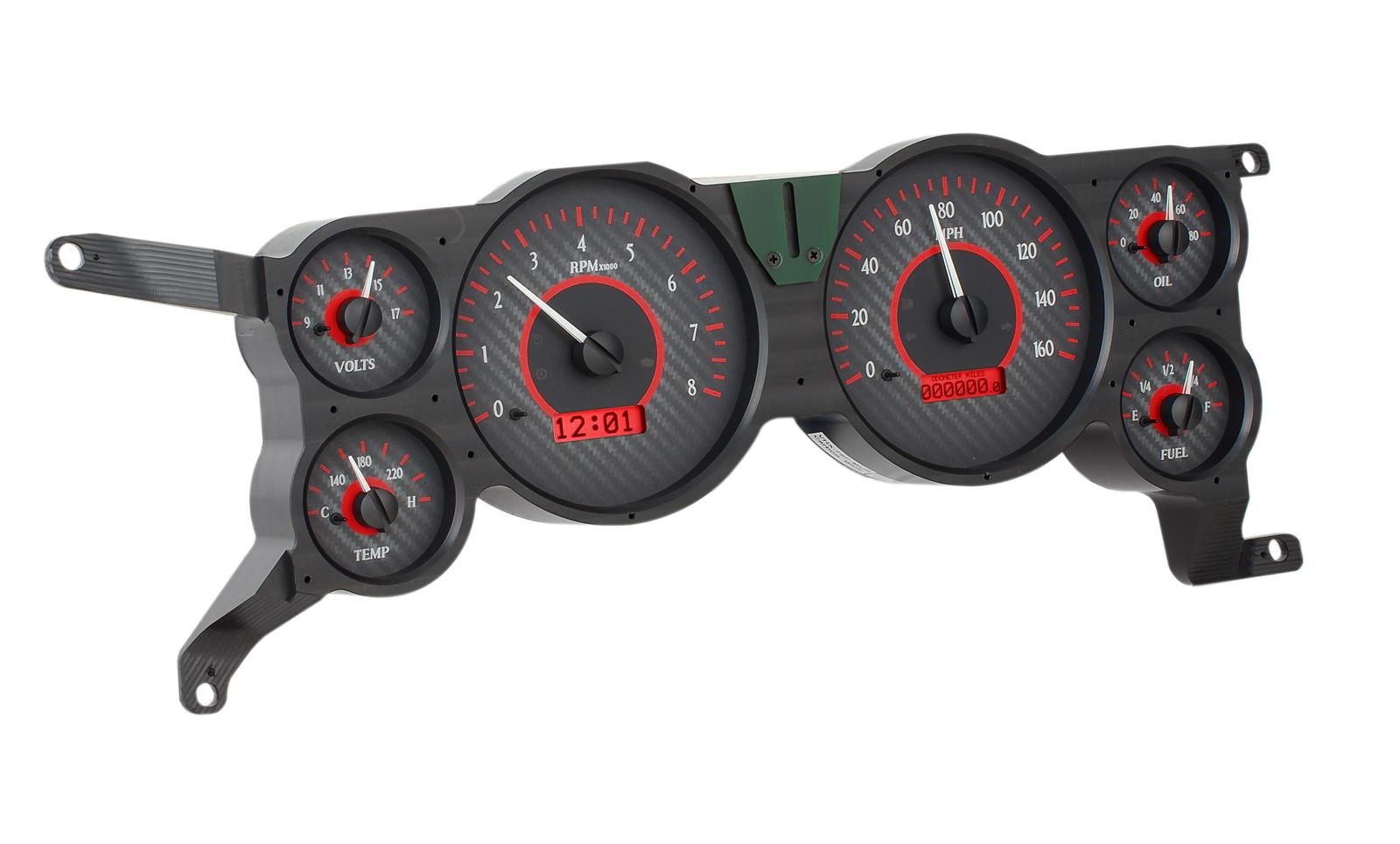 Dakota Digital VHX Series Direct-Fit Analog Gauge Systems VHX-79F-MUS-C-R