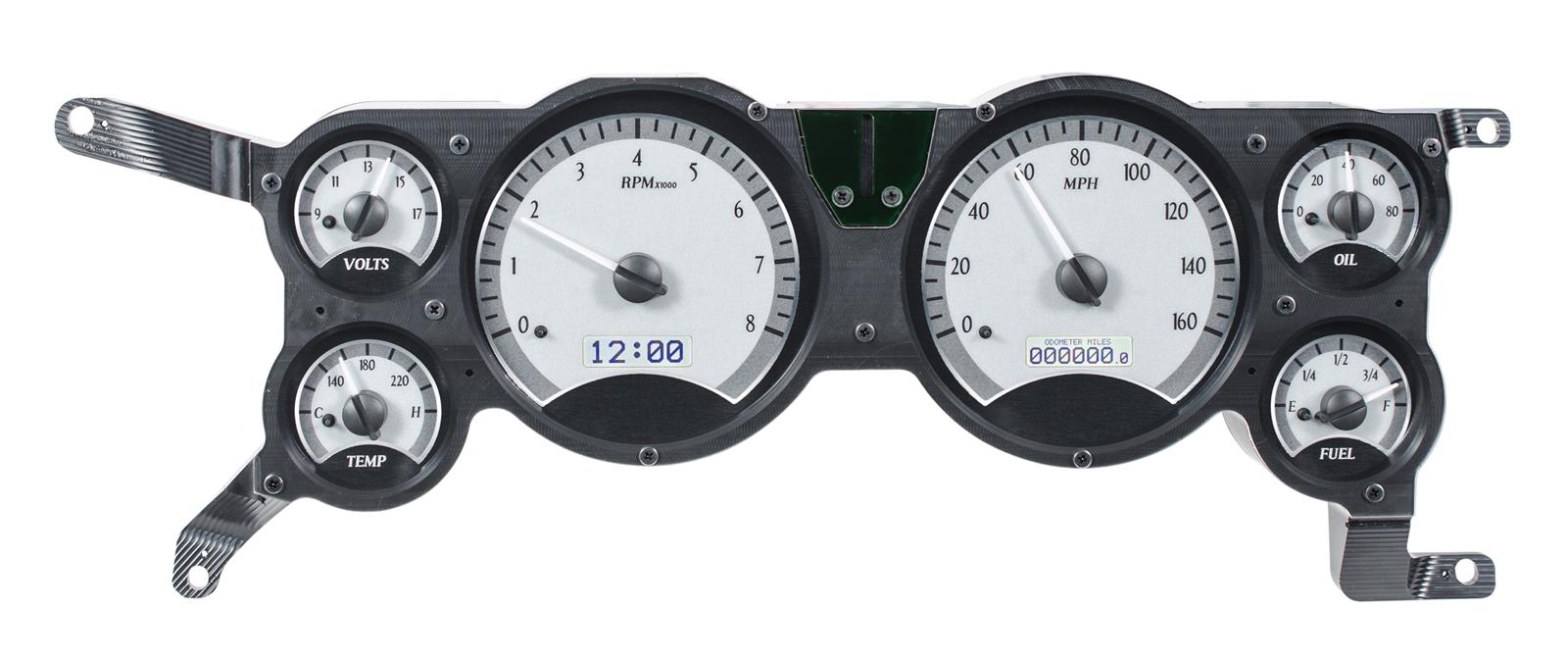 Dakota Digital VHX Series Direct-Fit Analog Gauge Systems VHX-79F-MUS-S-W