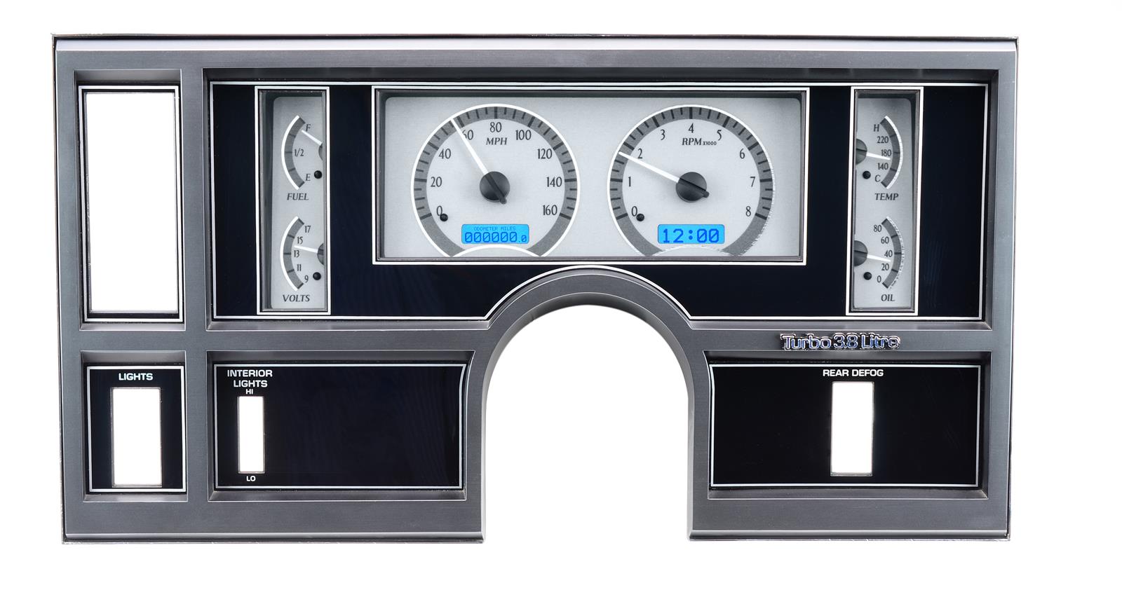 Dakota Digital VHX Series Direct-Fit Analog Gauge Systems VHX-84B-REG-S-B