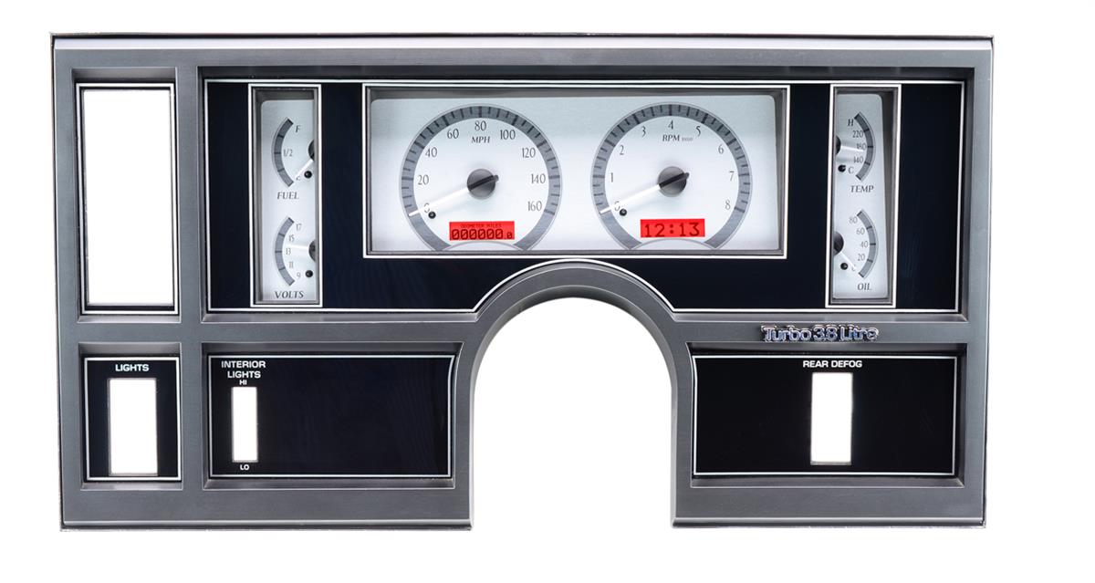 Dakota Digital VHX Series Direct-Fit Analog Gauge Systems VHX-84B-REG-S-R