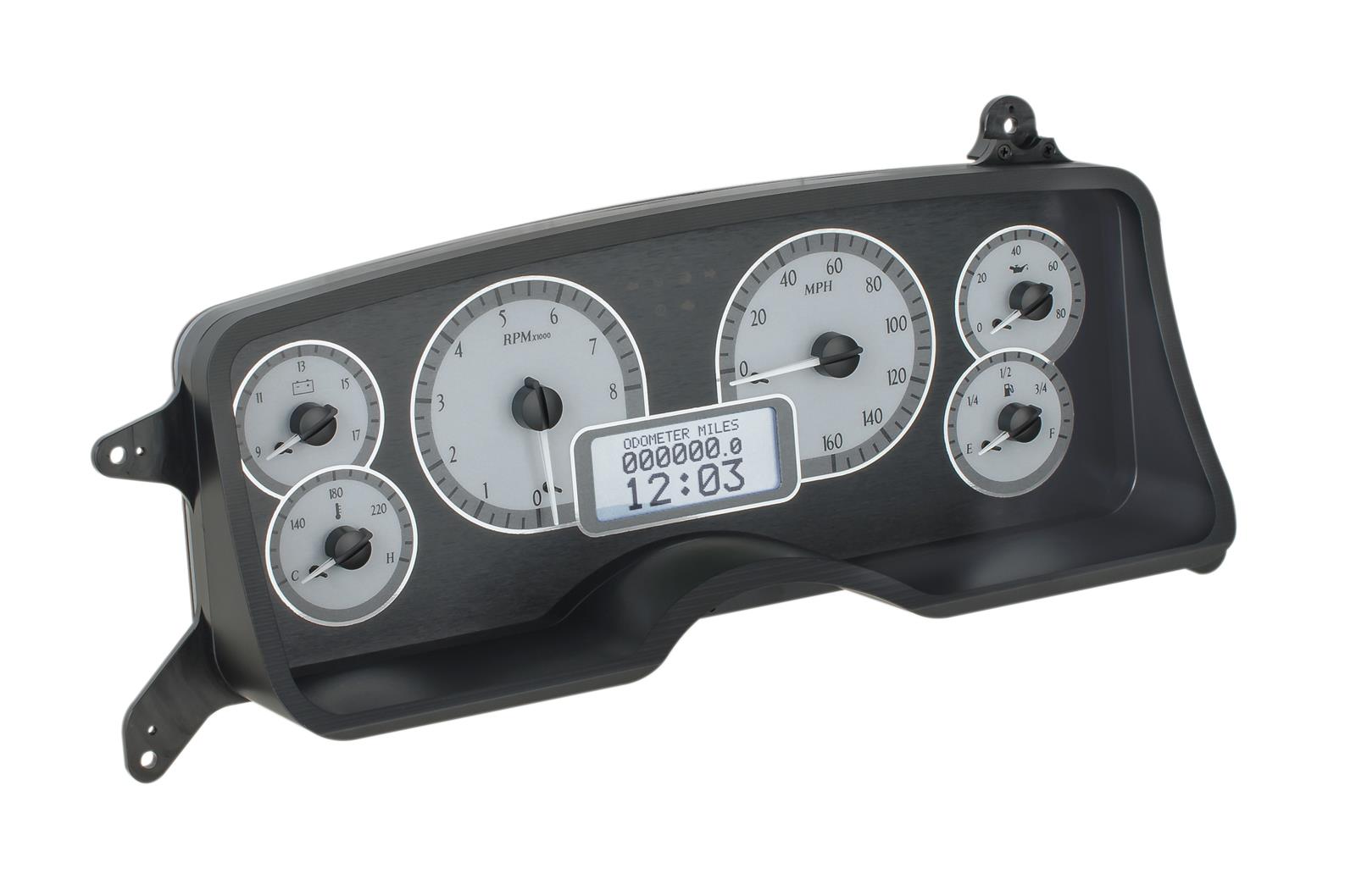 Dakota Digital VHX Series Direct-Fit Analog Gauge Systems VHX-87F-MUS-S-W