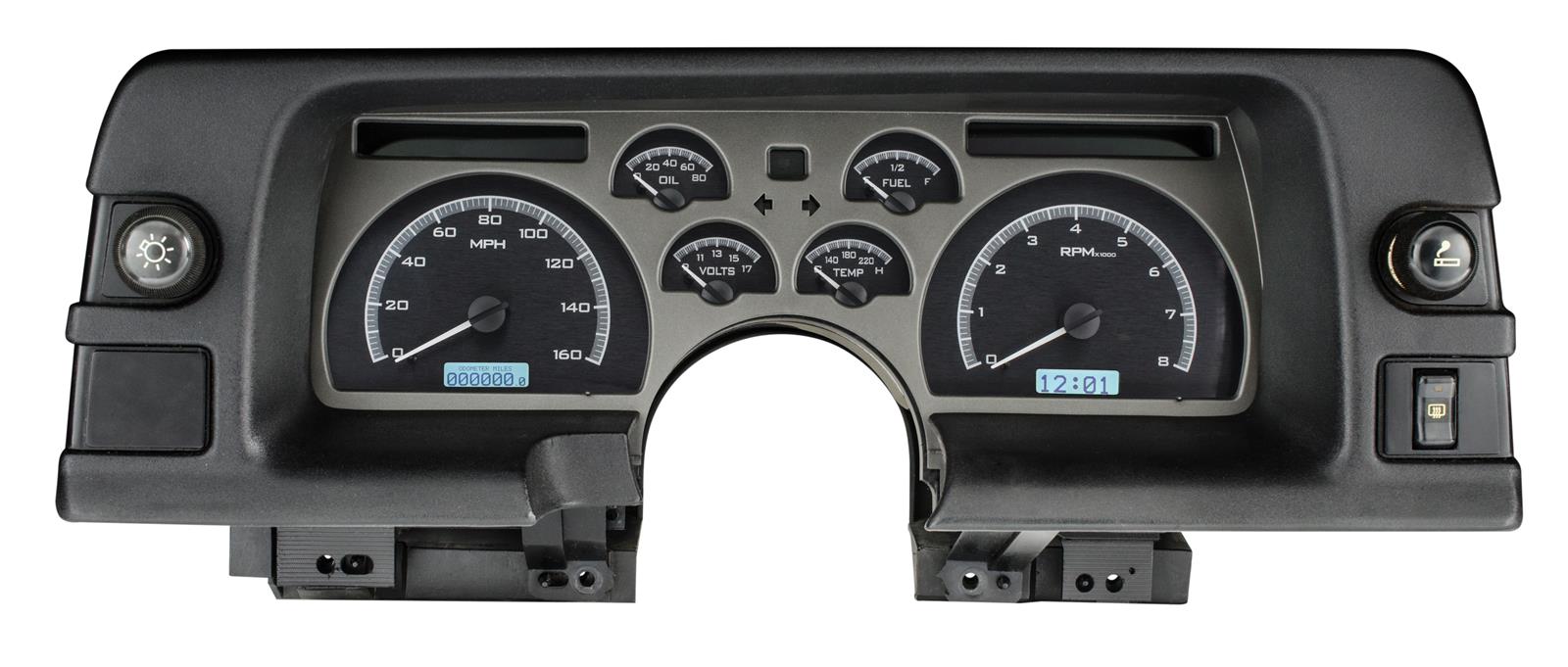 Dakota Digital VHX Series Direct-Fit Analog Gauge Systems VHX-90C-CAM-K-W