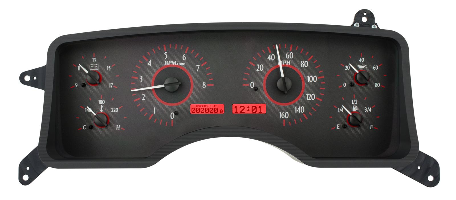 Dakota Digital VHX Series Direct-Fit Analog Gauge Systems VHX-90F-MUS-C-R